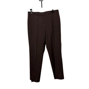 Vintage Pendleton Virgin Wool Trousers - Dark Chocolate Brown size 8 1990’s pant